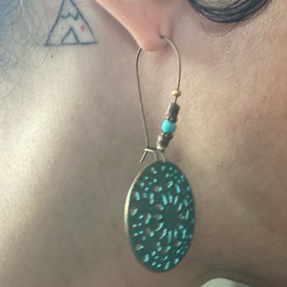 Bohemian earrings - Picture 2 of 4